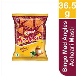 Bingo - Mad Angles Achari masti Chips (2 * 36.5 g)  , 2 PCS